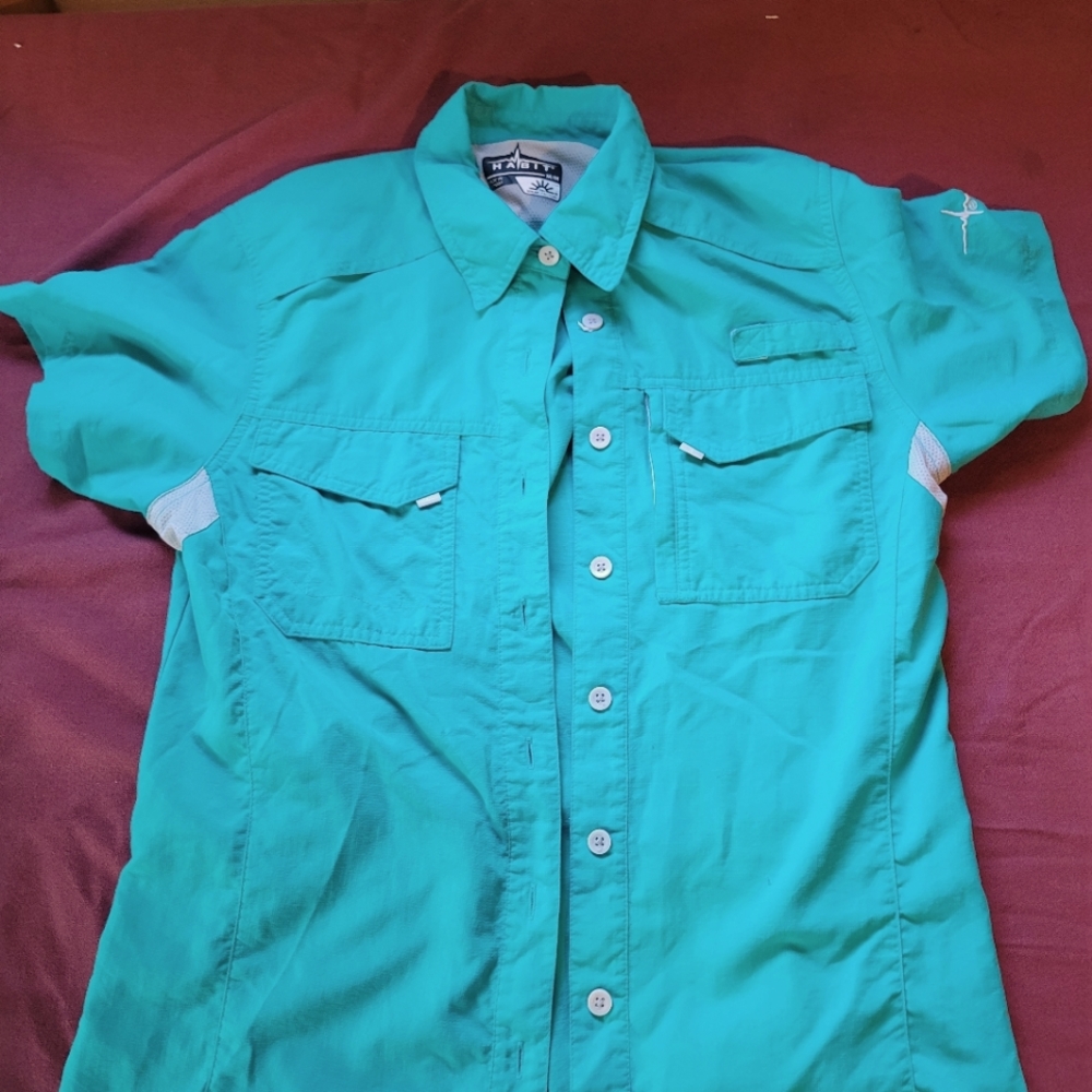Habit shirt, turquoise